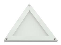 S&H 90173 LED Aufbau Panel Dreieck 100x100x100x5mm 12-14VDC 2W/828 100Lm