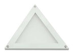 S&H 90173 LED Aufbau Panel Dreieck 100x100x100x5mm 12-14VDC 2W/828 100Lm