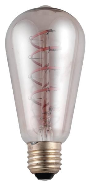 S&H 38153 LED Rustika Filament Flex Axial 64x140mm E27 230V 4,5W 140Lm 2200K