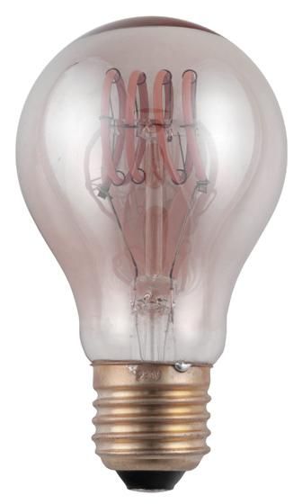 S&H 38157 LED Allgebrauchsform Filament Flex E27 4,5W 140Lm 2200K gold 360°