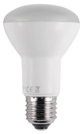 S&H 38211 LED Reflektorform R63x100mm E27 220-240V 8W 650Lm 2700K 110° dimmbar