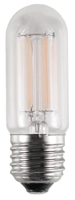 S&H 38247 LED Röhrenform Filament 30x95mm E27 5W 470Lm 2700K 360° klar