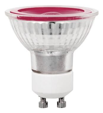 S&H 38277 LED Reflektorlampe PAR16 50x54mm GU10 220-240V 5W 50Lm rot 38°