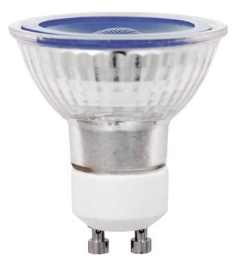 S&H 38283 LED Reflektorlampe PAR16 50x54mm GU10 220-240V 5W 40Lm blau 38°