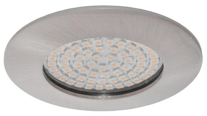 S&H 90066 LED-Downlight 68SMD Ø75mm EBØ58mm 230VAC 3,5W 310Lm 3000K 100°