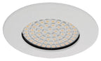 S&H 90067 LED-Downlight 68SMD Ø75mm EBØ58mm 230VAC 3,5W 310Lm 3000K 100° ws
