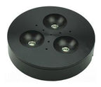 S&H 90071 LED-Aufbaustrahler Ø68mm 12V/DC 3,6W 200Lm 3000K 125° schwarz