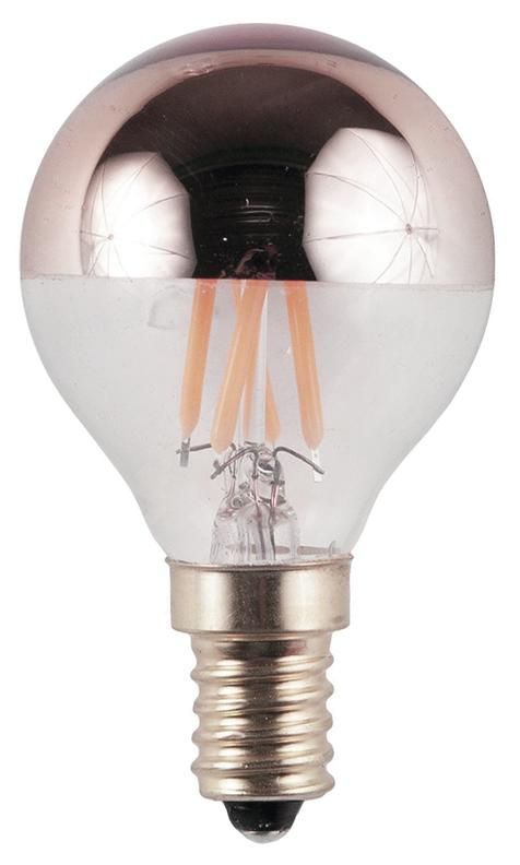 S&H 36679 LED-Tropfenform Filament 45x72mm dimmbar E14 230V 4W/925 250Lm