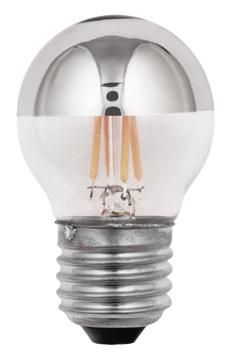 S&H 36681 LED-Tropfenform Filament 45x72mm dimmbar E27 4W/925 250Lm