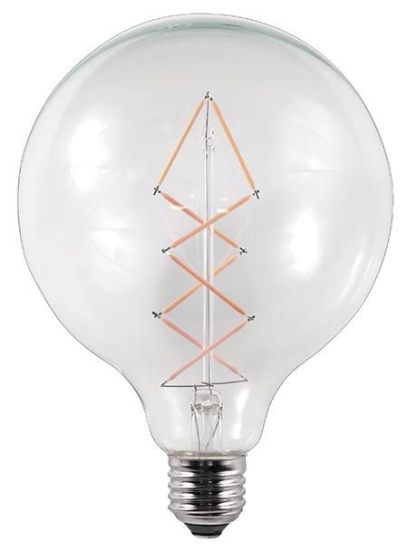 S&H 36697 LED-Globeform Filament 125x180mm dimmbar E27 230V 6,5W/922