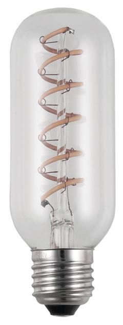 S&H 38091 LED Röhre Filament Flex Axial 45x130mm E27 230V 4,5W 190Lm 2200K klar