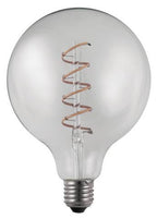 S&H 38143 LED Globe Filament Flex Axial 125x180mm E27 230V 4,5W 190Lm 2200K klar
