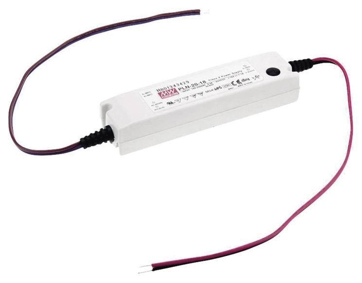S&H 55042 LED-Trafo 148,5x38,5x28mm 90-277VAC/36VDC 19,8W IP64 PLN-20-36