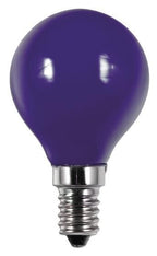S&H 36765 LED Tropfenform Filament 45x75mm E14 220-240V 1W 5Lm blau 360°