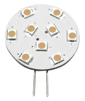 S&H 35013 LED 9SMD Modul Ø 25mm (9mm Pins) G4 10-30VDC 10-18VAC 1,6W 150Lm