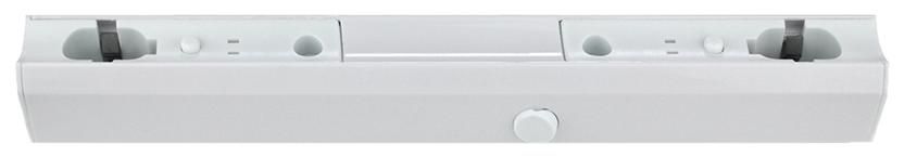 S&H 35053 Fassung f.LED-Linienlampe 300mm S14s weiß IP20 Aufbau
