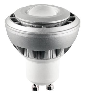 S&H 37133 LED Reflektor PAR16 50x63mm si GU10 180-240V 5,5W 2000-2800K 30°-80°