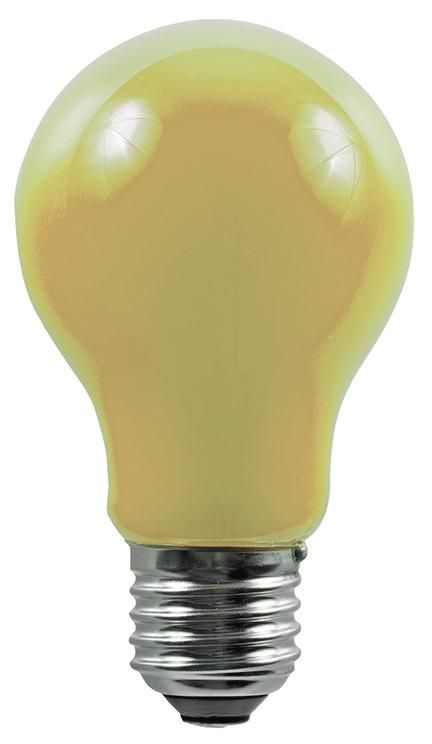 S&H 36739 LED Allgebrauchsform Filament 60x105mm E27 230VAC 1W 80Lm gelb