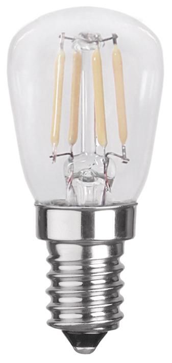 S&H 33935 LED-Birnenform Filament 26x57mm E14 2,8W/827 220Lm 2700K 360°