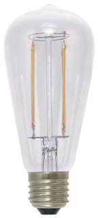 S&H 33963 LED-Rustikaform Filament 62x142mm E27 6,5W/927 550Lm 2700K