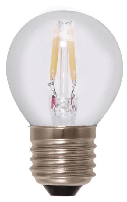 S&H 33986 LED-Tropfenform Filament 45x72mm E27 2,5W/922 200Lm 2200K