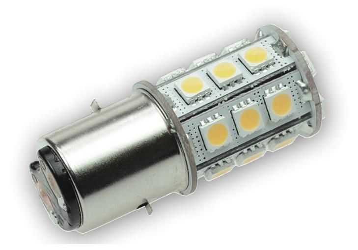 S&H 34020 LED Röhrenform 24x55mm dimmbar Ba20d 10-30VDC 10-18VAC 2,8W/830 290Lm