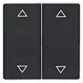 Berker 16446086 Wippe m.Aufdruck Symbol Pfeile Q.1/Q.3 anthrazit samt