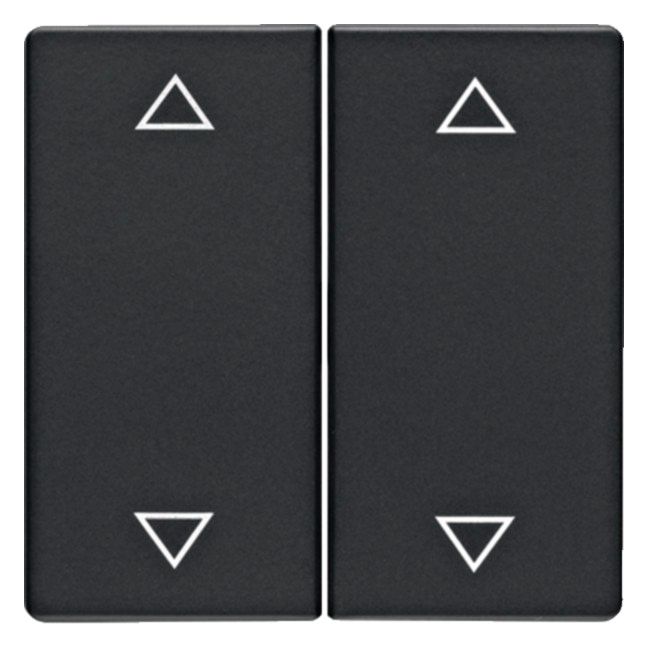 Berker 16446086 Wippe m.Aufdruck Symbol Pfeile Q.1/Q.3 anthrazit samt
