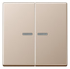 Jung A595KO5CH Wippe Serienschalter m.Lichtleiter Serie A champagner