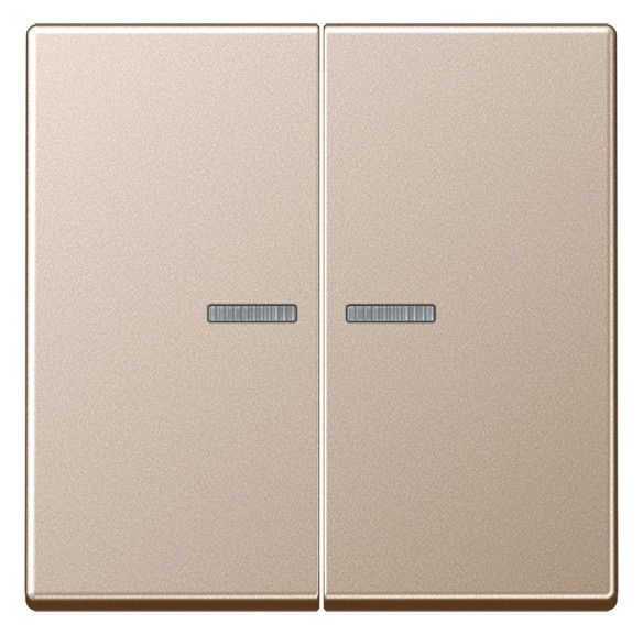Jung A595KO5CH Wippe Serienschalter m.Lichtleiter Serie A champagner
