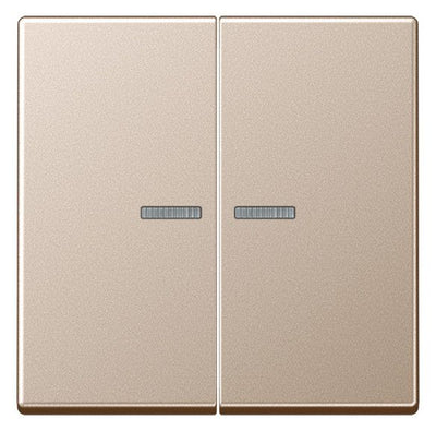 Jung A595KO5CH Wippe Serienschalter m.Lichtleiter Serie A champagner