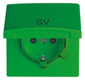 BJ 20 EUGKB-13-102 SCHUKO Steckdosen-Einsatz gn RAL6032 UP