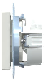 Mert MEG 2301-0319 SCHUKO-Steckdose StK polarweiß glänzend System M