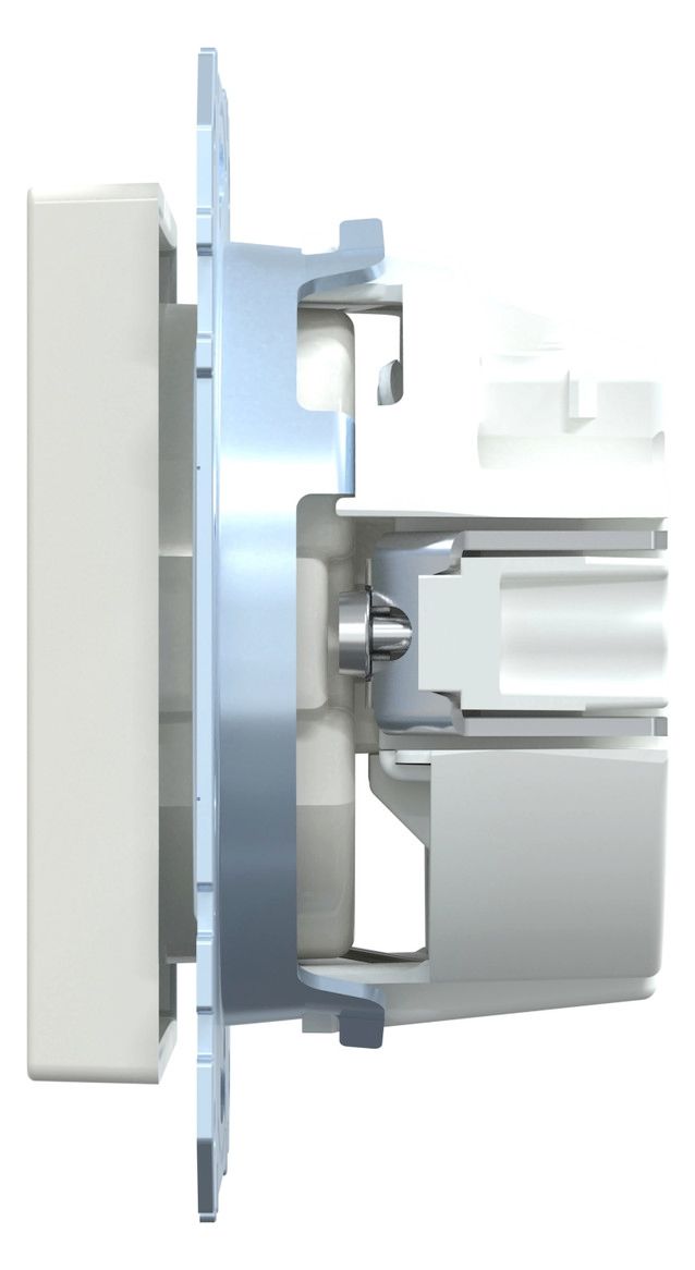 Mert MEG 2301-0319 SCHUKO-Steckdose StK polarweiß glänzend System M