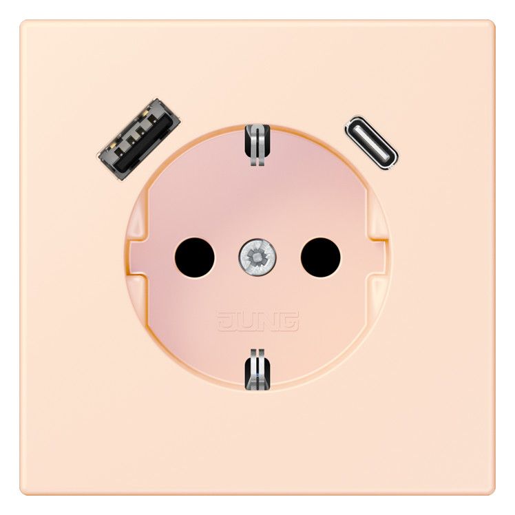 Jung LC1520-15CA226 SCHUKO-Steckd.m.USB Typ AC LC32082