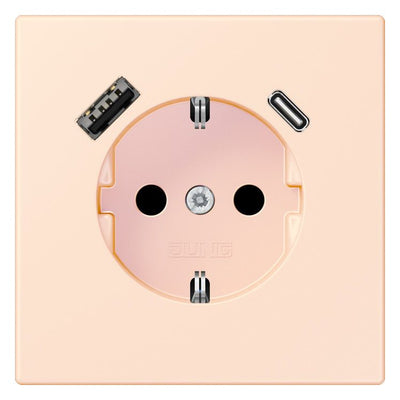 Jung LC1520-15CA226 SCHUKO-Steckd.m.USB Typ AC LC32082
