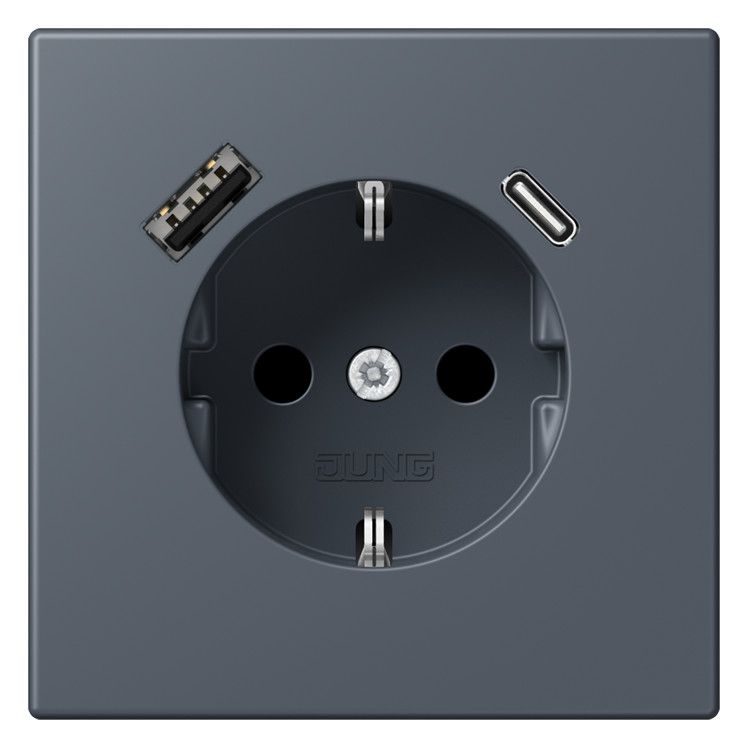 Jung LC1520-15CA262 SCHUKO-Steckd.m.USB Typ AC LC4320U