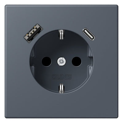 Jung LC1520-15CA262 SCHUKO-Steckd.m.USB Typ AC LC4320U