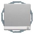 Berker 47466084 Steckdose SCHUKO+Klappd. u.B-feld Q.x alu samt lackiert