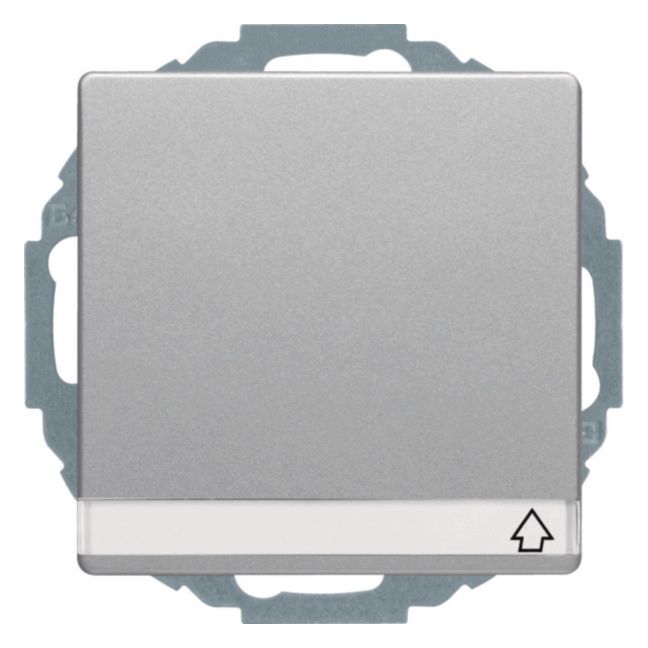 Berker 47466084 Steckdose SCHUKO+Klappd. u.B-feld Q.x alu samt lackiert
