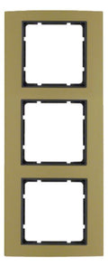 Berker 10133016 Rahmen 3fach B.3 Alu gold/anthrazit