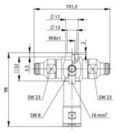 TEGA 100024253 N-Überspannungsableiter (f-f) 380-512MHz 50Ohm