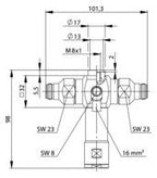 TEGA 100024253 N-Überspannungsableiter (f-f) 380-512MHz 50Ohm