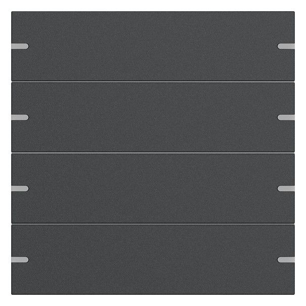 GIRA 5024928 Wippenset 4fach Tastsensor4 TS4 Aluminium Anthrazit (lackiert)