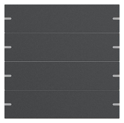 GIRA 5024928 Wippenset 4fach Tastsensor4 TS4 Aluminium Anthrazit (lackiert)