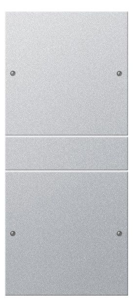 GIRA 218226 Wippenset 2fach (1+1) System 55 Farbe Alu (lackiert)