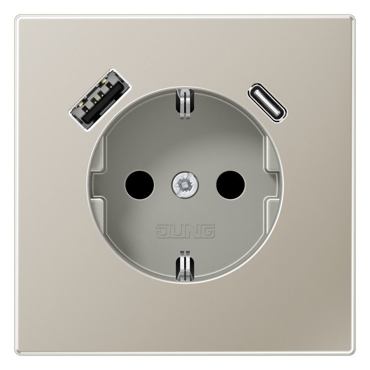 Jung ES1520-15CA SCHUKO-Steckdose m.USB Typ AC