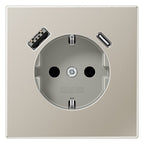 Jung ES1520-15CA SCHUKO-Steckdose m.USB Typ AC