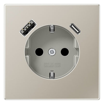 Jung ES1520-15CA SCHUKO-Steckdose m.USB Typ AC
