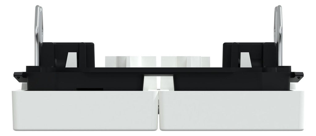 Mert MEG 3456-0325 Doppelwippe m.rotem Fenster aktivweiß glänzend System M